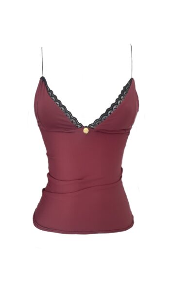 Blusa Coquette Vinho