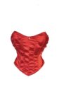 Bustier Cetim Vermelho