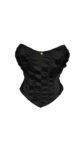 Bustier Cetim Preto