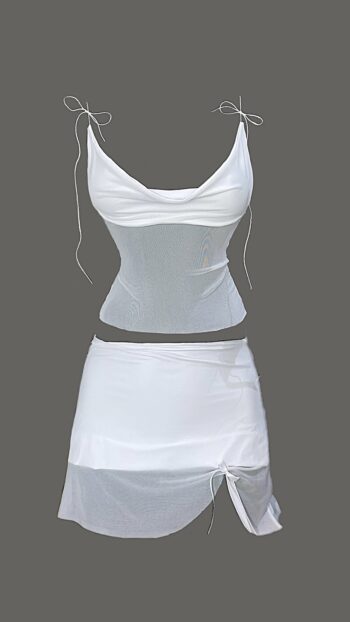 Conjunto Tule Branco